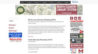 
                            4. North Country Library System | Serving the Libraries of ... - North Country Library System Portal