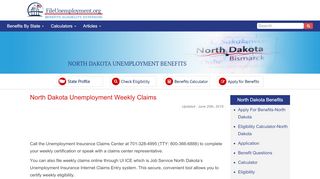 
                            4. North Dakota Unemployment Weekly Claims ... - Uiice Login
