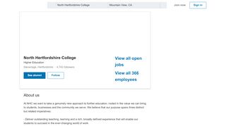 
                            7. North Hertfordshire College | LinkedIn - North Herts College Student Portal