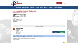 
                            8. Northeast San Antonio Youth Basketball - i9 Sports - I9 Sports San Antonio Portal