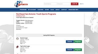 
                            4. Northeast San Antonio Youth Sports Programs - i9 Sports - I9 Sports San Antonio Portal
