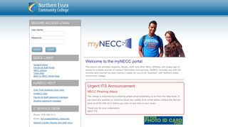 4. Northern Essex Community College - Luminis Platform Login - My Necc Blackboard Portal
