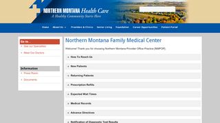 
                            7. Northern Montana Health Care Northern Montana Family Medical ... - Northern Montana Hospital Patient Portal