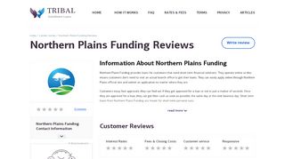 
                            6. Northern Plains Funding Reviews - Tribal Installment Loans - Northern Plains Funding Portal