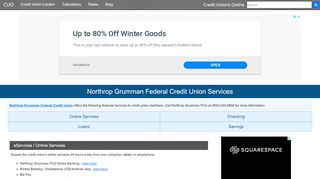 
                            5. Northrop Grumman Federal Credit Union Services: Savings ... - Northrop Grumman Credit Union Portal