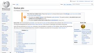 
                            8. Norton 360 - Wikipedia - Norton 360 Online Backup Portal