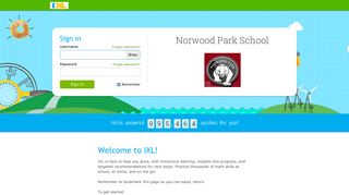 
                            3. Norwood Park School - IXL - Ixl Nps Sign In