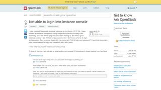 
                            7. Not able to login into instance console - Ask OpenStack: Q&A Site ... - Img Console Portal
