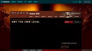 
                            3. Not The Cow Level | Diablo Wiki | FANDOM powered by Wikia - Diablo 3 Cow Portal