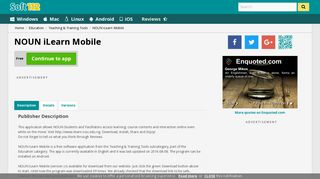 
                            2. NOUN iLearn Mobile Free Download - Noun Ilearn Portal