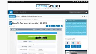 
                            4. Novafile Premium Account February 29, 2018 | FREE Premium ... - Novafile Premium Account Login