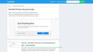 
                            3. Novafile Premium Account Login or Sign Up - Novafile Premium Account Login