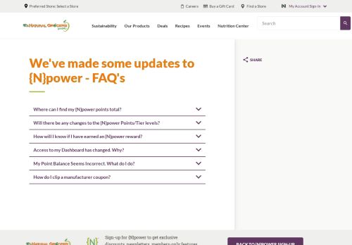 
                            7. {N}power - Natural Grocers - Natural Grocers Npower Portal