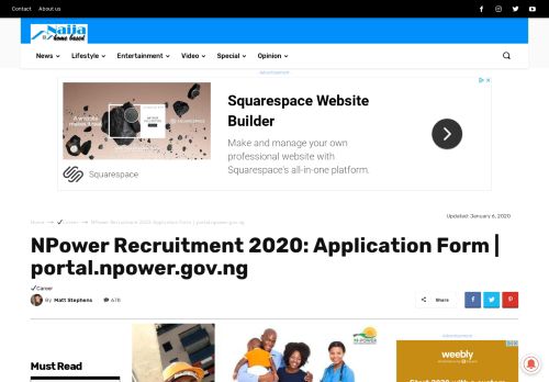 
                            2. NPower Recruitment 2019: Application Form | portal.npower.gov.ng - Npower Recruitment Portal Login