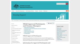 
                            3. NRAS Approved Participants and Tenancy Managers | Department of ... - Nras Portal