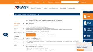 
NRE Account - Open NRE Savings Account Online - ICICI ...  
