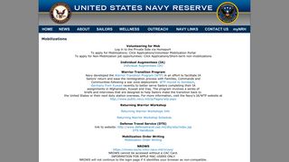 
                            4. NRH - Mobilizations - US Navy - Navy.mil - Navy Reserve Homeport Portal Private
