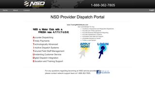 
                            6. NSD Provider Dispatch Portal - Nsd Student Portal