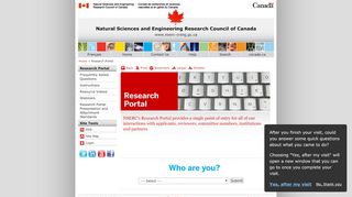 
                            2. NSERC - Research Portal - Nserc Research Portal