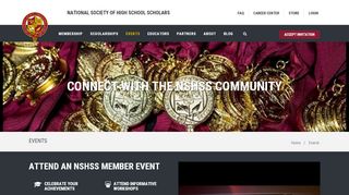 
                            9. NSHSS Events | Explore NSHSS Member Events | National ... - Nshss Member Portal