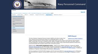 
                            3. NSIPS - Navy.mil - Electronic Service Record Navy Portal