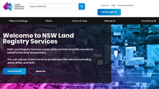 
                            2. NSW Land Registry Services: Home - Nsw Lrs Online Portal
