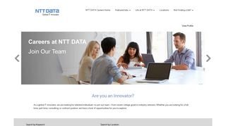 NTT DATA Careers - NTT DATA Services - Ntt Data Careers Portal