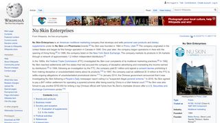 
Nu Skin Enterprises - Wikipedia  
