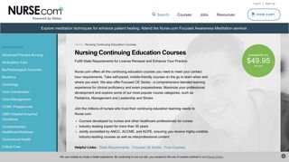 
                            4. Nursing Continuing Education Courses | Free CE, Online ... - Net Ceu Portal