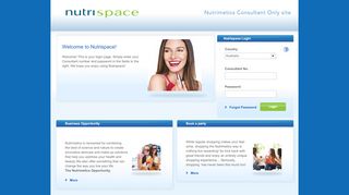 
                            1. Nutrimetics Australia & New Zealand - Login - Nutrispace - Nutrimetics Australia Consultant Login