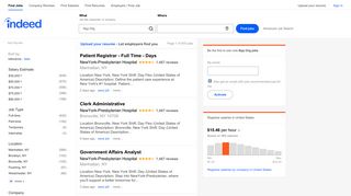 
Nyp Org Jobs, Employment | Indeed.com  
