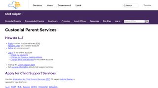 
                            4. NYS DCSS | Custodial Parent Services - Nys Child Support Portal With Pin