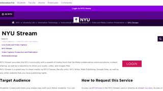 
                            5. NYU Stream - Classes Nyu Portal