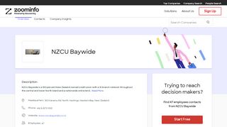 
                            7. NZCU Baywide - Overview, News & Competitors | ZoomInfo.com - Nzcu Baywide Portal