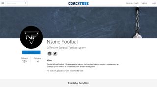 
                            5. Nzone Football - Offensive Spread Tempo System | CoachTube - Nzone System Portal