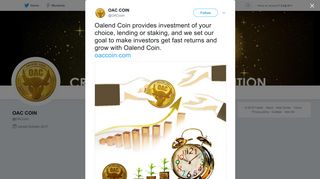
                            5. OAC COIN on Twitter: 