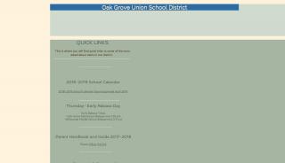 
                            3. oak-grove-usd | Quick Links - Oak Grove Union School District - Willowside Middle School Parent Portal
