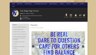 
                            3. Oak Ridge High School - Parents - El Dorado Union High School District - Aeries Sis Portals Eduhsd