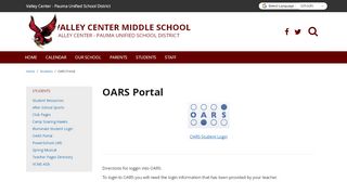 
OARS Portal  
