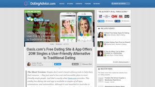 
                            2. Oasis.com's Free Dating Site & App Offers 20M Singles a User ... - Oasis Dating Sign Up