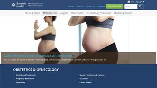 
                            2. Obstetrics & Gynecology | Baystate Health | Springfield, MA - Baystate Ob Gyn Patient Portal