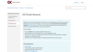 
                            6. OC Email Account – Oklahoma Christian University - My Oc Edu Portal