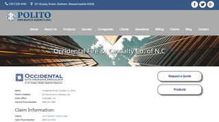 
                            5. Occidental Fire &; Casualty Co. of N.C - Insurance Company - Occidental Insurance Portal