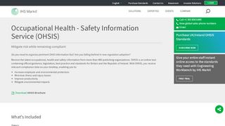 
                            10. Occupational Health - Safety Information Service (OHSIS) for ... - Tappi Safety Portal