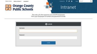 
                            2. OCPS Intranet - Orange County Public Schools - Sap Portal Ocps