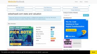 
                            8. Odiashaadi : Website stats and valuation - Odiashaadi Com Portal