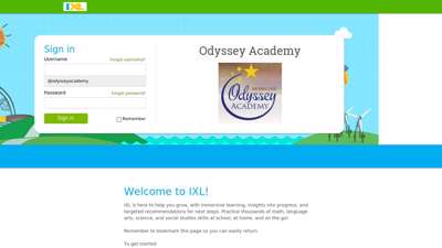 Odyssey Academy - IXL Learning
