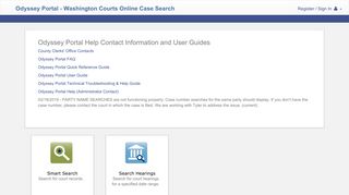 
                            5. Odyssey Portal - Washington Courts Online Case ... - Access WA.gov - Kings County Odyssey Portal