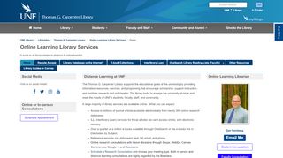 
                            6. Off-Campus Access - Online Learning Library Services ... - Unf Library Portal