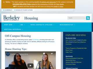 Off-Campus Housing  Housing
